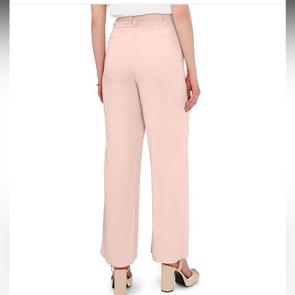 1 State High waisted pants‎ Bon Voyage color: peach skin Sz 6 wide legs new - Picture 3 of 11
